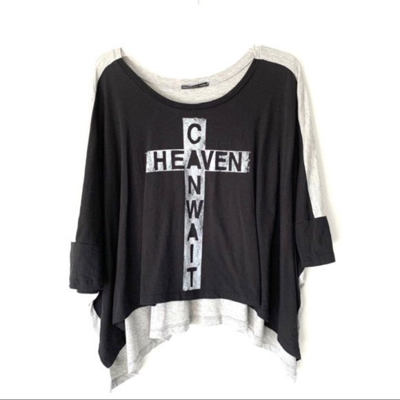 Truly Madly Deeply Boxy Heaven Can Wait Shirt NWT - Picture 1 of 6